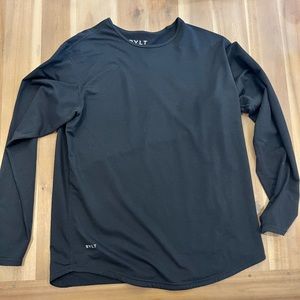 Bylt basic black sling sleeve shirt.